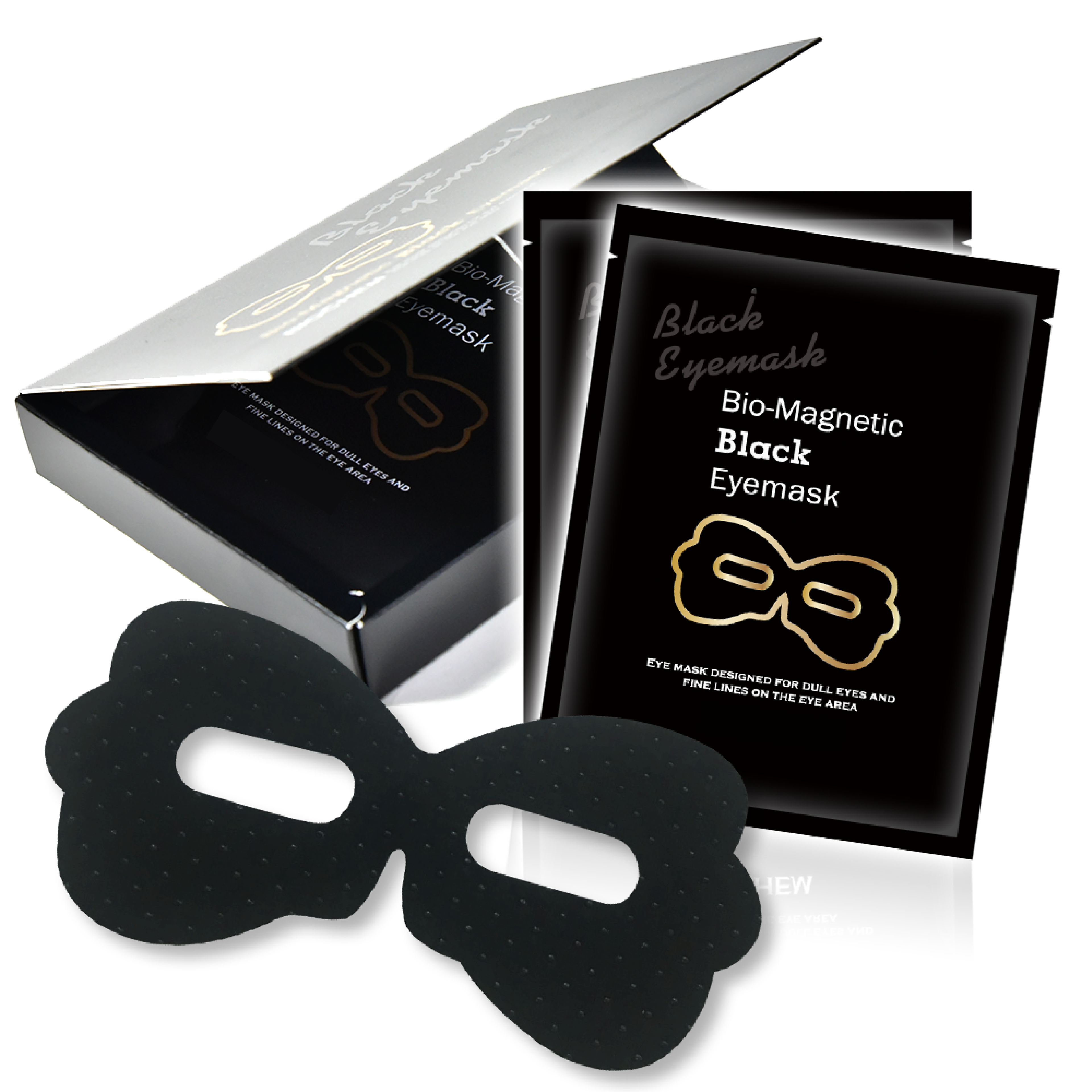 MASCARILLA NEGRA BIOMAGNÉTICA PARA OJOS